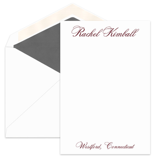 Citadel Letter Sheets
